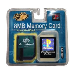 Mad Catz 8MB Memory Card PlayStation 2 Magic Gate SLUH-00069 New Sealed